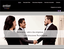 Tablet Screenshot of entercs.com.mx